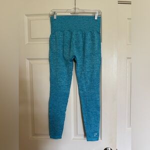 Gymshark aqua 💙blue leggings/yoga pants- size M